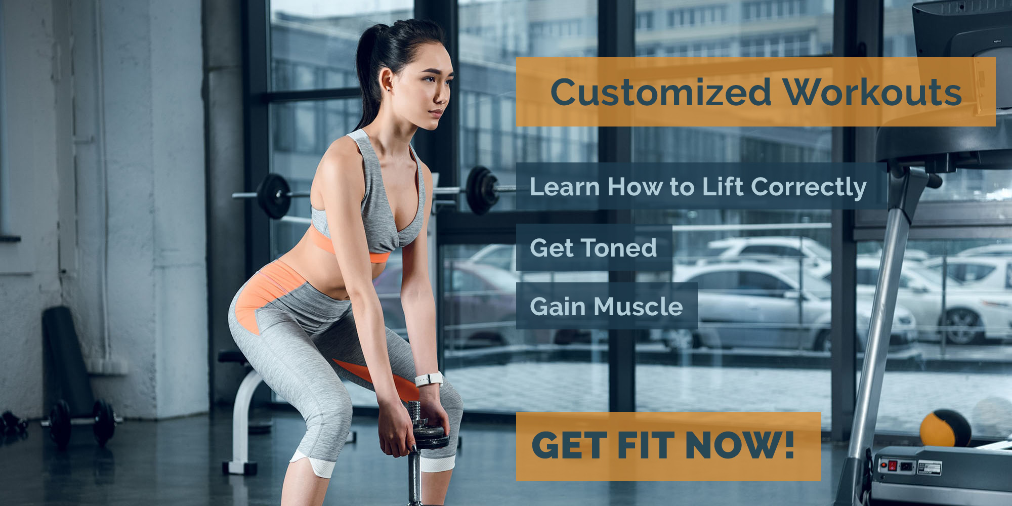 Woman lifting weight